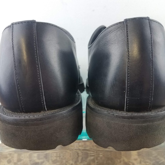 Paul Stuart Black Leather Custom Oxford Shoes 8 - Picture 6 of 8